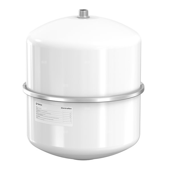 Naczynie wzbiorcze wiszące FLAMCO MEIBES Contraflex, pojemność 25 l 1.5-, 3 bar / 120'C fi3/4'', kolor biały, do instalacji chłodn.C.O.