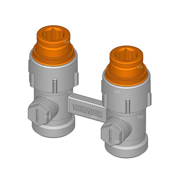 ZLACZKA 1/2"x3/4" - surowa