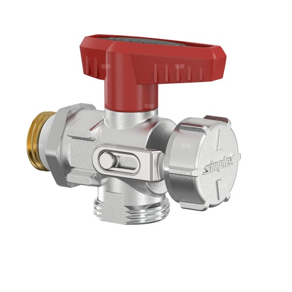 KUREK KULOWY KFE 1/2" KATOWY BEZ ZLACZKI DO WEZA