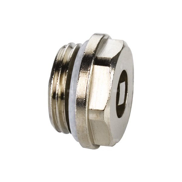 Korek FLAMCO MEIBES mosiądz (niklowanie) GZ gazowy walcowy 3/8''