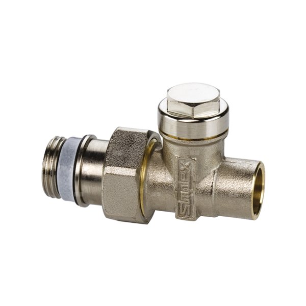 ZAWOR POWROTNY DO LUT. PROSTY 1/2"x15 - niklowany