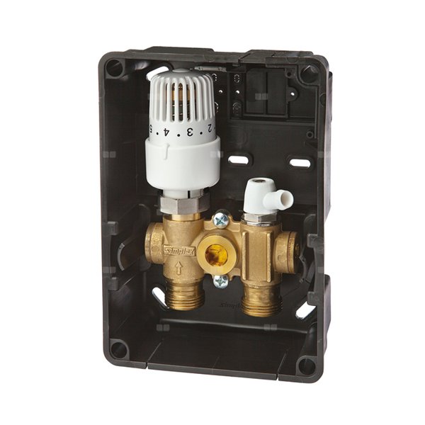 KOMBIBOX RTL-I 3/4" GZ, rozeta z tworzywa sztucznego /biała/