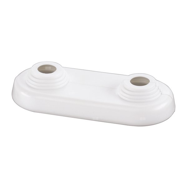 ROZETA PODWOJNA PLASKA 50 - biala