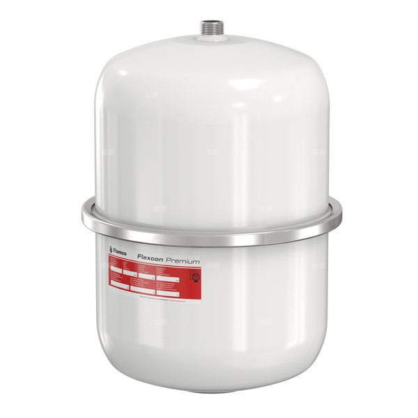 Naczynie wzbiorcze wiszące FLAMCO MEIBES Flexcon Premium, pojemność 18 l 0.5-, 3 bar / 120'C fi3/4'', kolor biały, do instalacji chłodn.C.O.