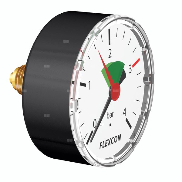 Manometr osiowy 63 mm, 1/4" ax