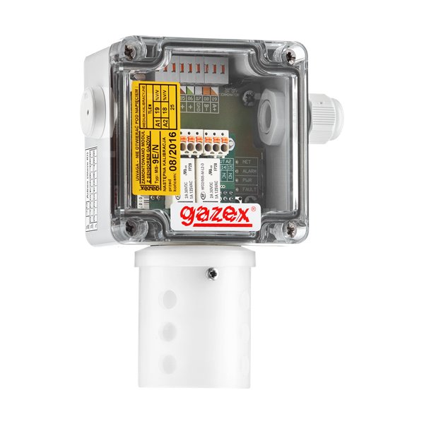 Detektor gazu wodór,  zakres 100 %DGW, sensor katalityczny, RS-485, 2 wyj. Stykowe