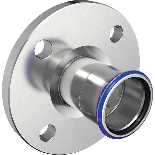 Kołnierz zaciskowy GEBERIT Mapress Edelstahl przejściowy stal nierdzewna DN 20 (22 mm) PN 10/16