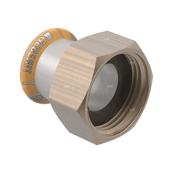 2-częściowa złączka płaska Geberit Mapress Therm ze stali nierdzewnej, 76,1 x 3''