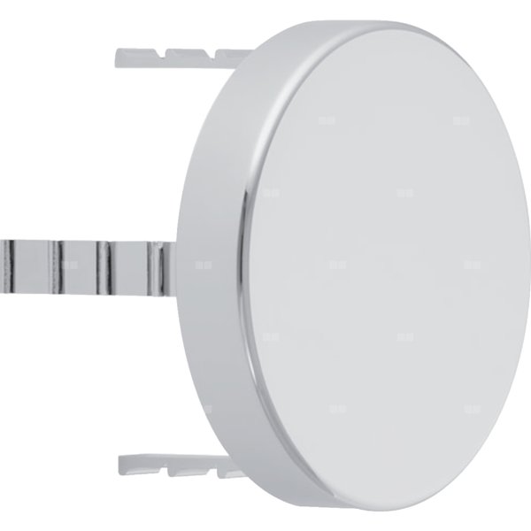 Pokrywa Geberit do przerywacza rurowego do zestawów odpływowo-przelewowych do baterii podtynkowych: Chrom błyszczący