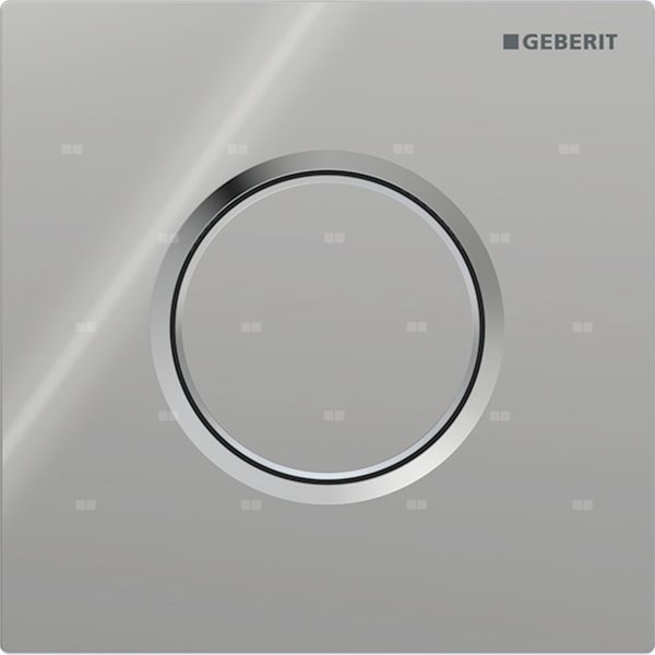 Przycisk uruchamiający Geberit typ 01 do systemu spłukiwania pisuarów z pneumatycznym uruchamianiem spłukiwania, okrągły: Chrom błyszczący