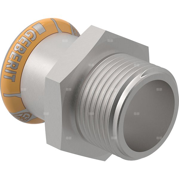 Złączka przejściowa Geberit Mapress Therm z gwintem zewnętrznym d88.9-R3