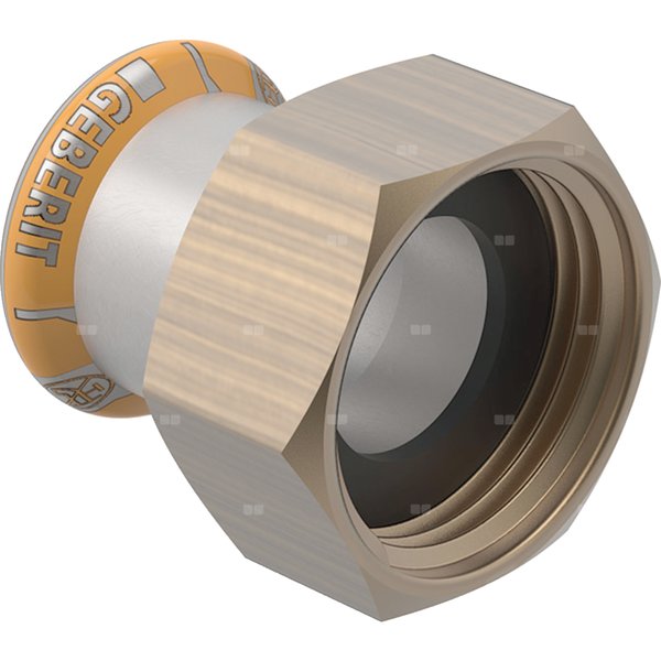 Złączka przejściowa Geberit Mapress Therm z nakrętką d22-G1