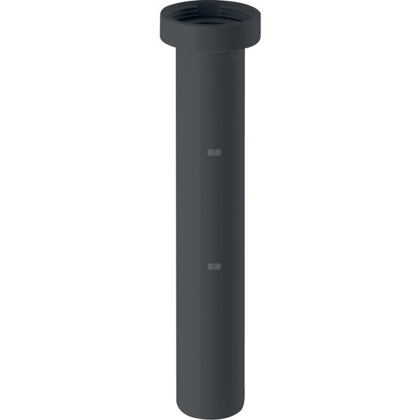 Króciec wlotowy Geberit z nakrętką: Czarny mat