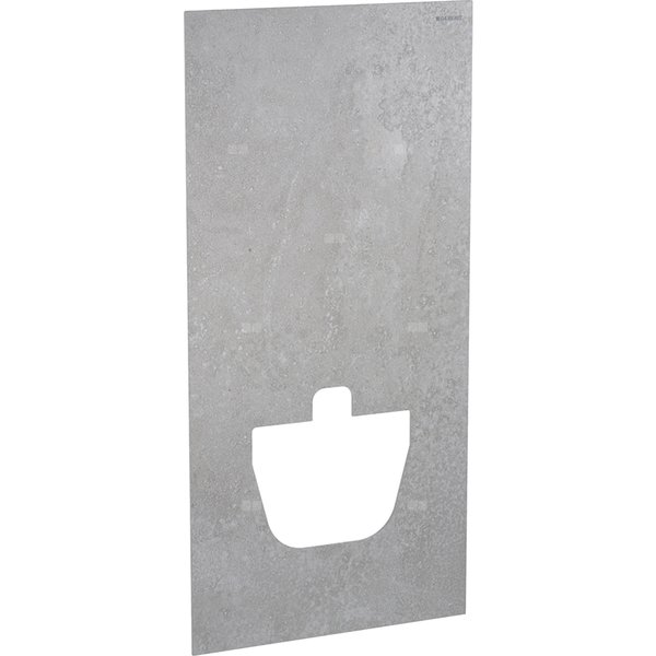 Okładzina przednia do modułu sanitarnego Geberit Monolith do wiszącej miski WC, 101 cm, szerokość mocowania WC 18 cm: Imitacja betonu / Gres szkliwiony