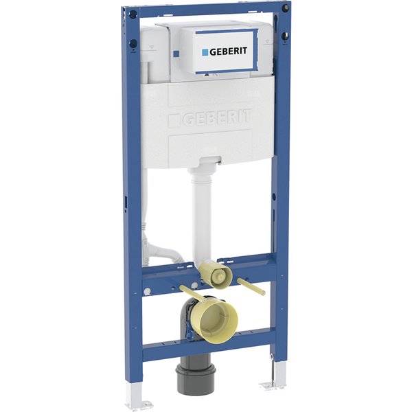 Stelaż podtynkowy Geberit Duofix do wiszących misek WC, 112 cm, ze spłuczką podtynkową Omega 12 cm