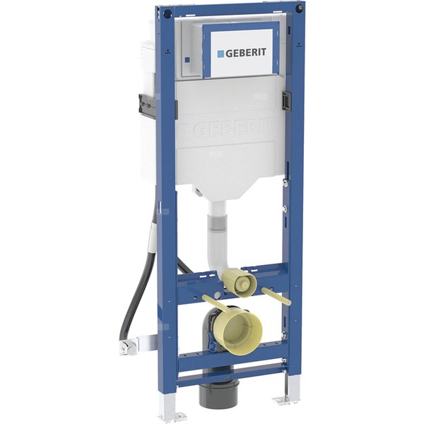 Stelaż podtynkowy Geberit Duofix do wiszących misek WC, 112 cm, ze spłuczką podtynkową Sigma 12 cm, bez barier