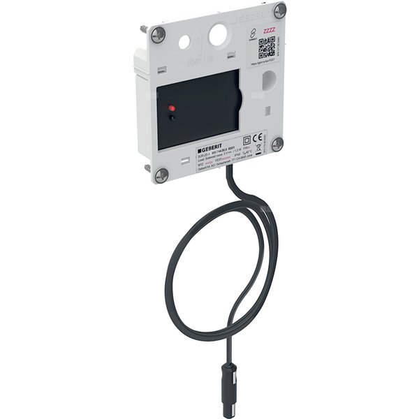 Moduł elektroniczny Geberit do zaworu spłukującego do pisuarów, montaż podtynkowy, zakryty, zasilanie sieciowe i GEBUS