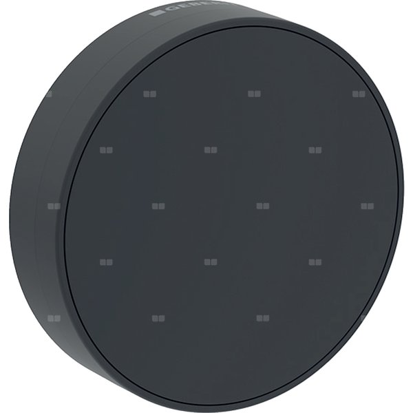 Rozetka funkcyjna Geberit Split do zestawu odpływowo-przelewowego do baterii podtynkowej:, czarny mat