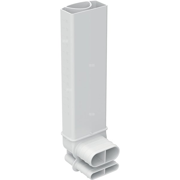 Kolanko przelewowe Geberit do zestawu odpływowo-przelewowego do umywalki Clou