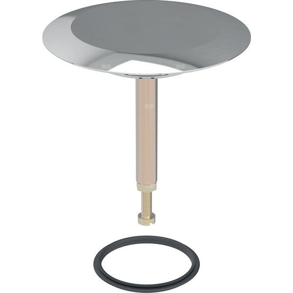 Korek zaworu Geberit do zestawu odpływowo-przelewowego, chrom błyszczący