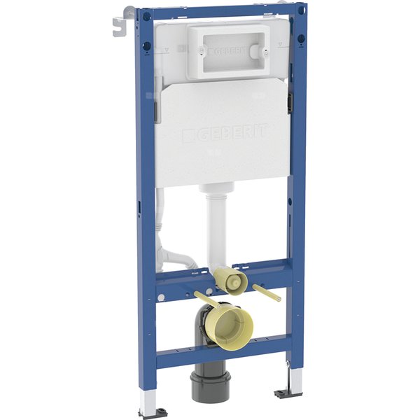 Stelaż podtynkowy Geberit Duofix do wiszących misek WC, 112 cm, ze spłuczką podtynkową Delta 12 cm