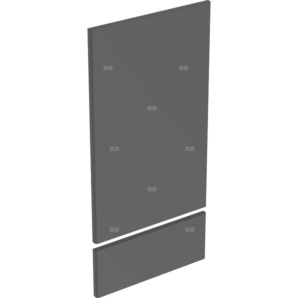 Zestaw drzwi do szafki z lustrem GEBERIT, kol. lava matowy szer.500 mm