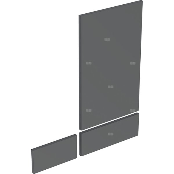 Zestaw drzwi do szafki z lustrem GEBERIT, kol. lava matowy