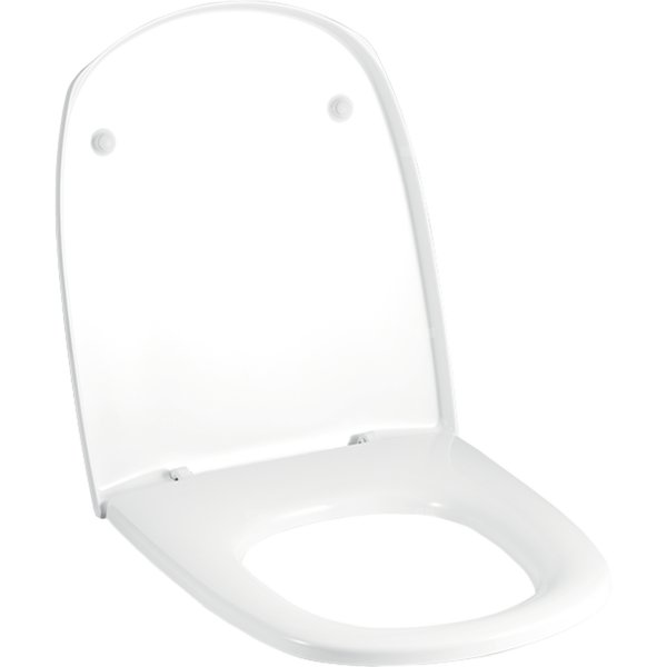 Deska sedesowa Geberit Vitelle: Wolne opadanie=Nie, Mocowanie=Od góry, Biały / Błyszczący