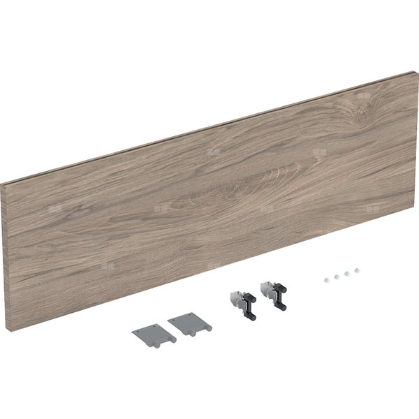 Front szuflady do dolnej szafki pod umywalkę GEBERIT iCon, kol. orzech włoski hickory melamina, struktura drewna szer.750 mm