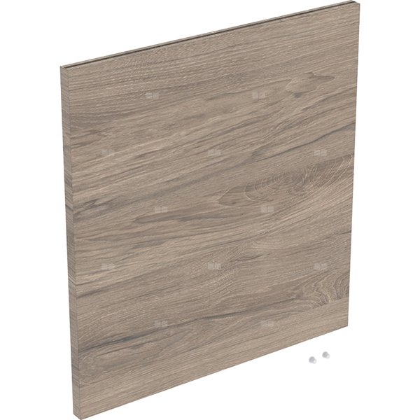 Drzwi do dolnej szafki pod umywalkę GEBERIT iCon, kol. orzech włoski hickory melamina, struktura drewna szer.380 mm