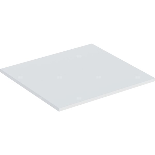 Półka Geberit iCon do elementu bocznego: B=24.6cm, Biały / Lakierowany matowy, T=20.2cm