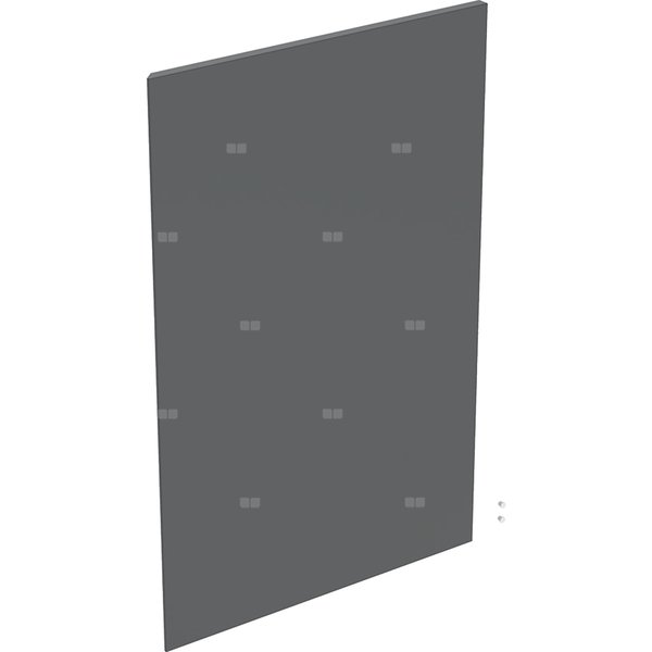 Drzwi do prostokątnej wysokiej szafki z jednymi drzwiami GEBERIT iCon, kol. lava matowy szer.450 mm