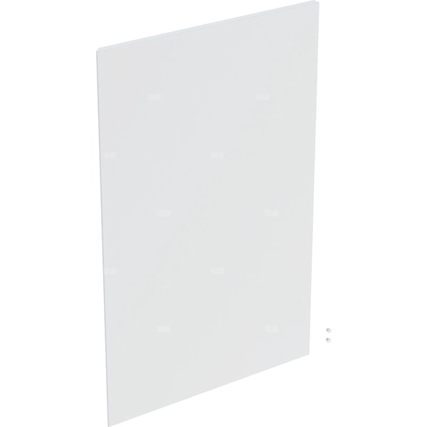 Drzwi do prostokątnej wysokiej szafki z jednymi drzwiami GEBERIT iCon, kol. biały matowy szer.450 mm