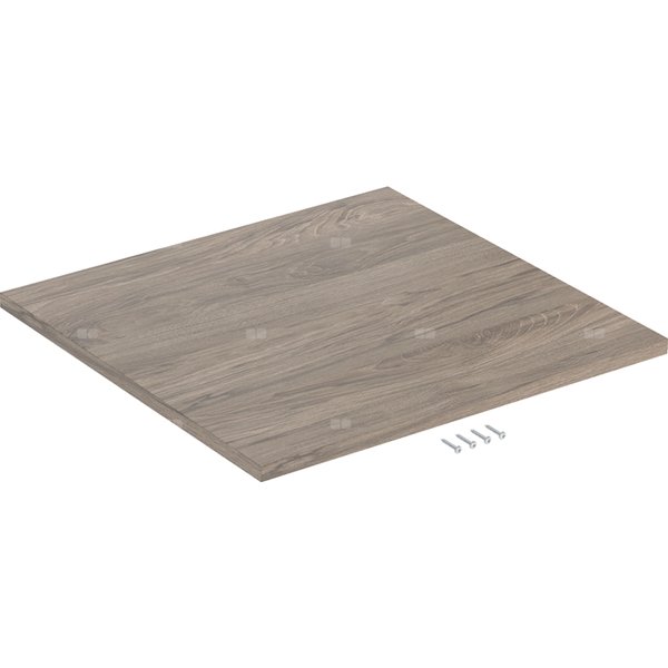 Płyta przykrywająca Geberit iCon do szafki bocznej: Orzech włoski hickory / Melamina, struktura drewna