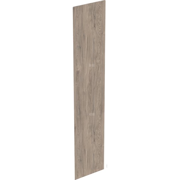 Drzwi do wysokiej szafki z jednymi drzwiami GEBERIT, kol. orzech włoski hickory melamina, struktura drewna szer.360 mm