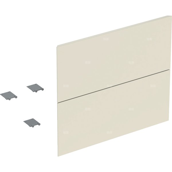 Zestaw frontów szuflad (2 szt.) do dolnej szafki pod umywalkę z dwoma szufladami GEBERIT ONE, kol. sand wysoki połysk szer.600 mm