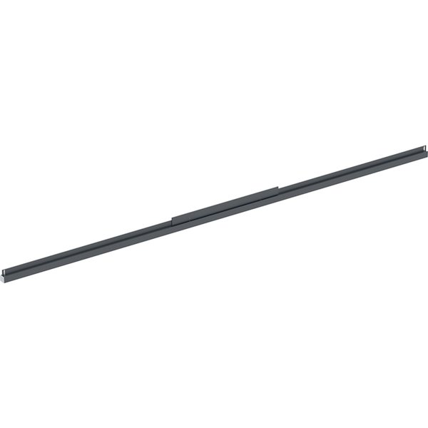 Dolna listwa oświetleniowa Geberit Option Plus do podświetlanego lustra: B=120cm, Czarny mat
