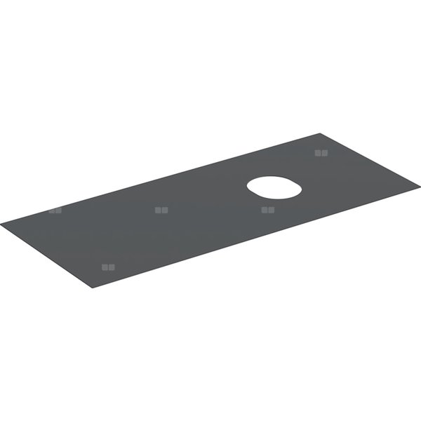 Płyta przykrywająca Geberit do dolnej szafki pod umywalkę stawianą na blat VariForm, z dwiema i trzema szufladami: B=120cm, Lava / Z powłoką melaminową