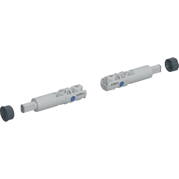 Zestaw zawiasów Geberit do deski sedesowej, wolne opadanie, mechaniczne wypinanie, do EasyMount