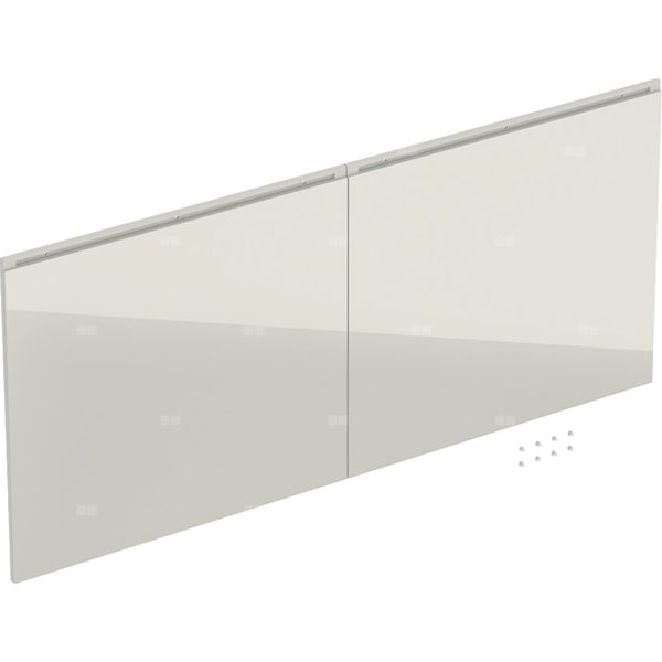 Zestaw frontów szuflad do dolnej szafki pod umywalkę GEBERIT Acanto, kol. sand matowy