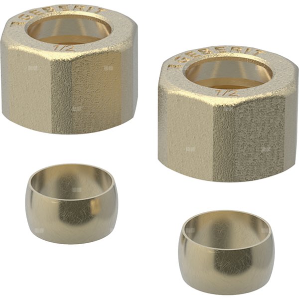 Połśrubunki zaciskowe G1/2-d12 (zest. 2 szt)