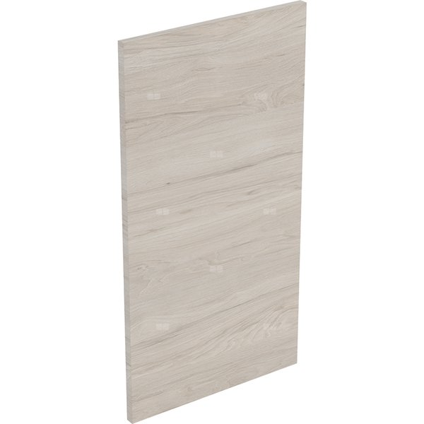 Front (bez zawiasów) do szafki bocznej GEBERIT NOVA PRO PREMIUM, kol. orzech włoski hickory jasny melamina, struktura drewna wys.650 mm szer.330 mm