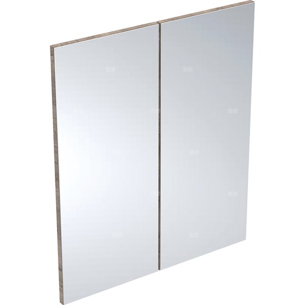 Front (2 szt.) do szafki z lustrem 60cm z 2 drzwiami GEBERIT NOVA PRO PREMIUM, kol. ciemny orzech szer.600 mm