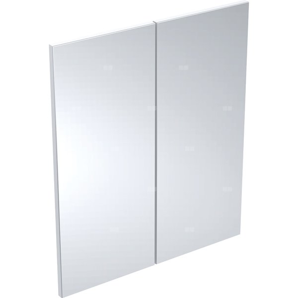 Front (2 szt.) do szafki z lustrem 60cm z 2 drzwiami GEBERIT NOVA PRO PREMIUM, kol. biały połysk szer.600 mm