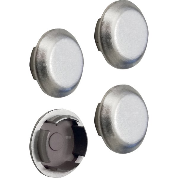 Zestaw zaślepek Geberit (4 szt.): Srebrny