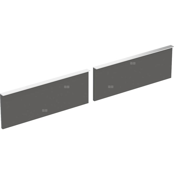 Zestaw frontów szuflad do dolnej szafki pod umywalkę GEBERIT iCon, kol. lava szer.1200 mm