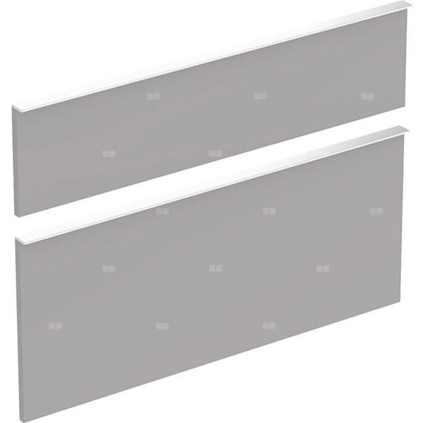Zestaw frontów szuflad do dolnej szafki pod umywalkę GEBERIT iCon, kol. platynowy szer.900 mm