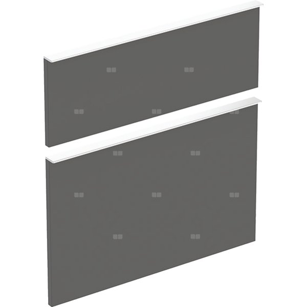 Zestaw frontów szuflad do dolnej szafki pod umywalkę GEBERIT iCon, kol. lava szer.600 mm