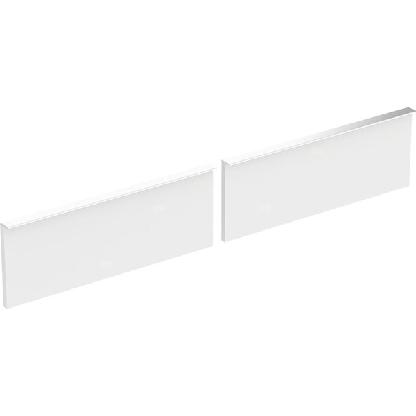 Zestaw frontów szuflad do dolnej szafki pod dwie umywalki GEBERIT iCon, kol. biały szer.1200 mm