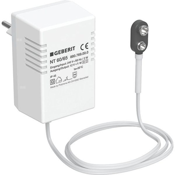 Zasilacz Geberit do systemu spłukiwania pisuarów Tamaro S